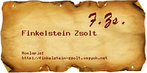 Finkelstein Zsolt névjegykártya